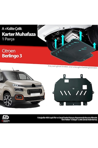 S-dizayn Citroen Berlingo Çelik Karter Muhafaza 2018 Üzeri A+ Kalite