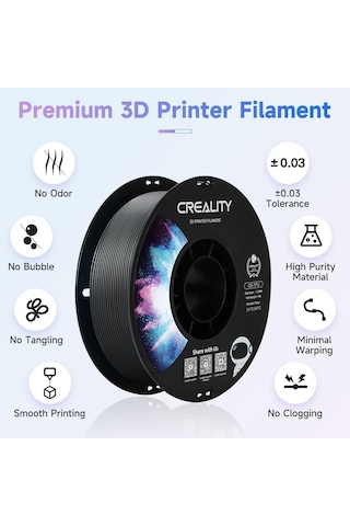 Creality Cr-tpu Siyah Filament 1.75mm 1000gr - Urhanshop Yetkili Satış