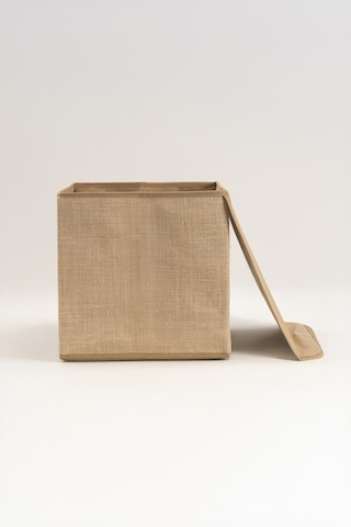Tidy Jüt Kapaklı Düzenleyici Kutu 30x30cm 6011 Natural