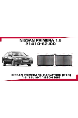 Nıssan Prımera Su Radyatoru P10 1.6i 16v M-t 1990-1998