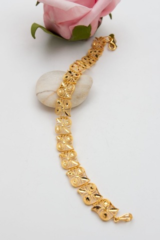 Latif Kuyumculuk 22 Ayar Altın Telkari İşlmeli Altın Bileklik B219010 Altın Sarı Altın