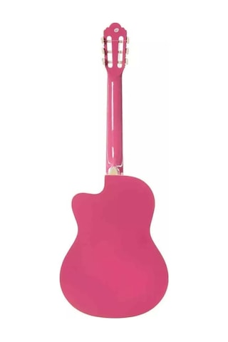 Pembe Klasik Gitar Kesik Kasa 4/4 Kılıf Pena-sgh-pmbksksa