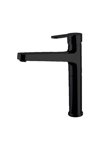 Newarc Domino 971001B Çanak Tipi Lavabo Bataryası Siyah