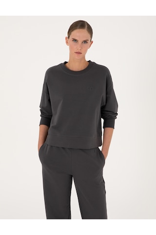 Pierre Cardin Kadın Antrasit Sweatshirt 50314963-vr006 Antrasit