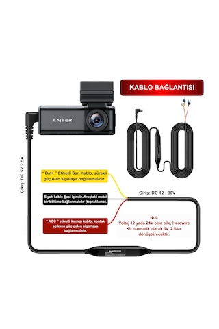 Laiser Bw-d363 Hardwire Kit - Park Modu Kablosu - Type-c