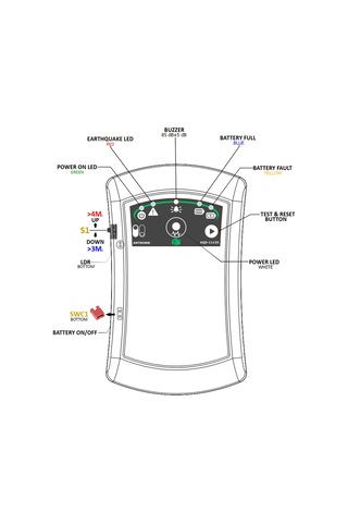 Aqd-11135-w Deprem Dedektörü