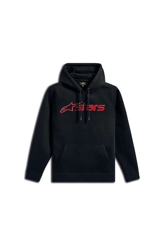Alpinestars Blaze Hoodie Kapüşonlu Sweatshirt Siyah Kırmızı Çok Renkli
