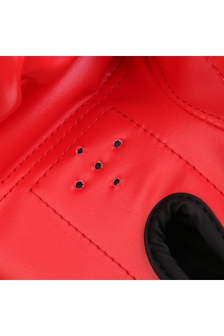 Suntek 1 Çift Pu Deri Boks Eldiveni Mma Muay Thai Kırmızı Kırmızı