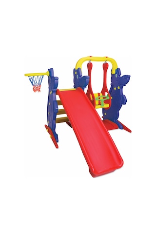 King Kids Kaydıraklı Salıncak Set A Yeşil