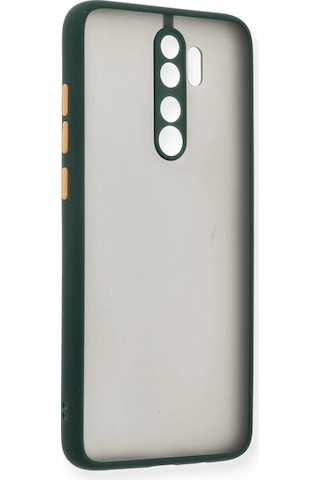 Newface Xiaomi Redmi Note 8 Pro Kılıf Montreal Silikon Kapak Glblseme - 64 - Yeşil