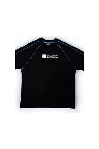 Marions Çocuk Mark Yazılı Oversize Tasarım T-shirt-15956 SIYAH