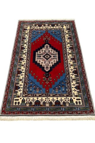 El Dokuma Sıfır Büyük Ölçü Yahyalı Halısı 197x295 Yün Salon Halısı