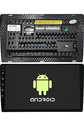 9'' Android Oto Tablet 2-32 Kameralı Rose Dc-8509bt-232
