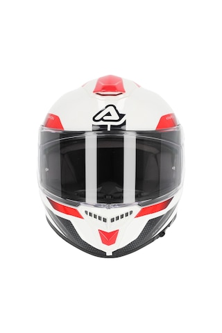 Acerbis Krapon 22-06 Kask Beyaz Kırmızı Kırmızı - Beyaz