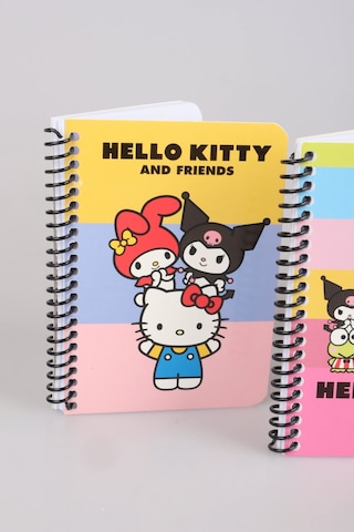 Dekomus İle Lisanslı Best Frıends Kuromı,hello Kıtty,cınnamoroll "tekli" Spırallı A6 80 Yaprak Bloknot