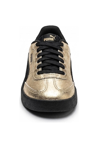 Puma 404461 01 Club Iı Era Metallic Gold-siyah Kadın Spor Ayakkab Altın