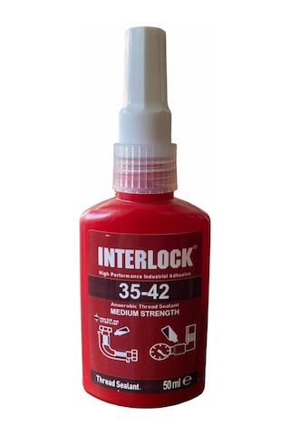 İnterlock 35-42 Orta Mukavemette Kenetleme Ve Sızdırmazlık 50 Ml