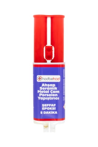 5 Dakika Şeffaf Epoksi 25gr Metal Seramik Cam Porselen Ahşap