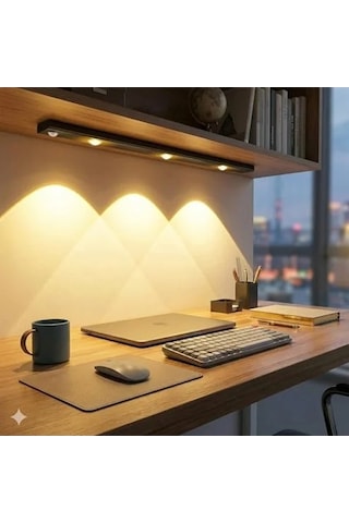 40 Cm Ultra Slim Led Aydınlatma, 3 Farklı Işık Rengi Ve Dimmer Özelliği .