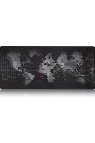 90 40cm Mouse Pad Masa Mat Pc Dizüstü İçin Ekstra Büyük Yumuşak,siyah