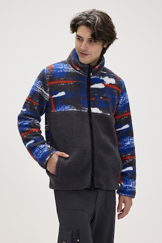 Bad Bear Vernon Full Zıp Plush / Asphalt Erkek Polar Gri Gri