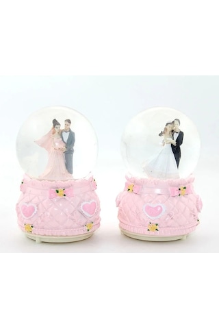 Just Cheap Store Işıklı Müzikli Kar Küresi 13 Cm Alk1787