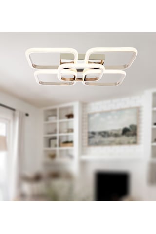 Tt302-4+1-fsr Kare Tt Ayd 3 Renk Işık Led Avize Rosegold