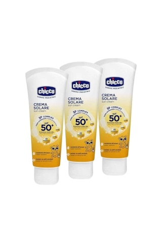 Chicco Güneş Kremi Spf 50+ 75 Ml 3'lü Set