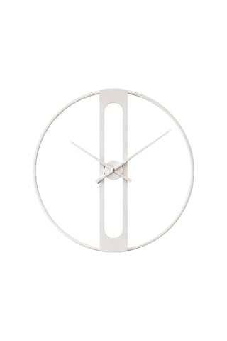Dekoratif Beyaz 60 Cm İskelet Duvar Saati