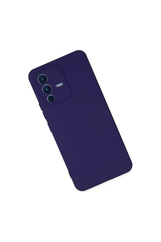 Cosmotex Newface Vivo V23 5g Kılıf Nano İçi Kadife Silikon - Mor