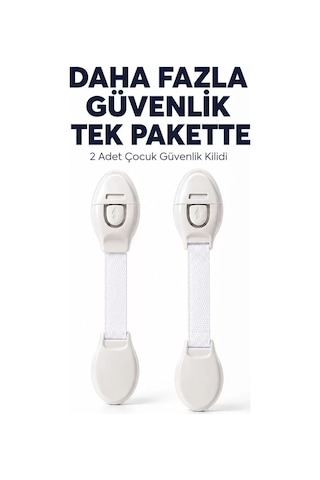 2 Adet Güçlü Yapışkanlı Çocuk Güvenlik Kilidi 1