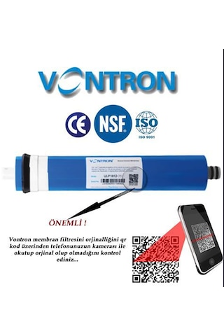 İhlas Aura Cebilon Silver Plus Ve Tüm Kapalı Kasalar İle Uyumlu Elite Filtre Seti Vontron Membranlı 75 Gpd Vontron Membran