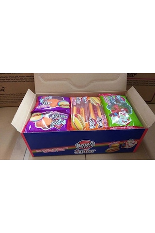 Rocco Jelly Junior Karışık Fast Food Meyve Sulu Jelibon 24 Adet