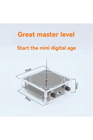 Tesla Bobini Bluetooth Müzik Fırtına Bobini Abd Fişi İçin Altın Panel