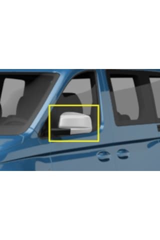 Volkswagen Uyumlu Caddy Ayna Kapağı 2020- Abs Krom