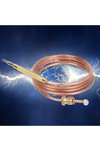 Su Isıtıcı Termokupl, Gaz Sobası Evrensel Termokupl Şömine Yedek Kit Adaptörü Şömineler, Barbekü Izgaraları, Su Isıtıcıları İçin