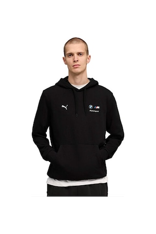 Puma Bmw Mms Ess Hoodie Ft Erkek Günlük Sweatshirts 63489301 Siyah Siyah