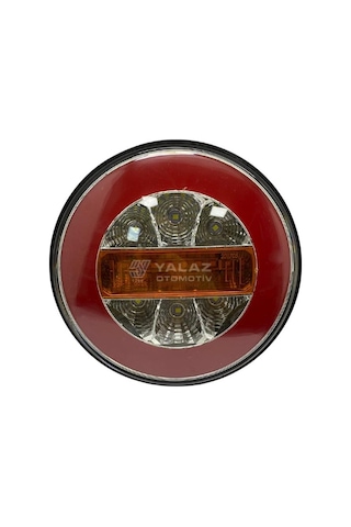 12v Stop Lambası Ledli Park-fren-sinyal Yuvarlak 140 Mm