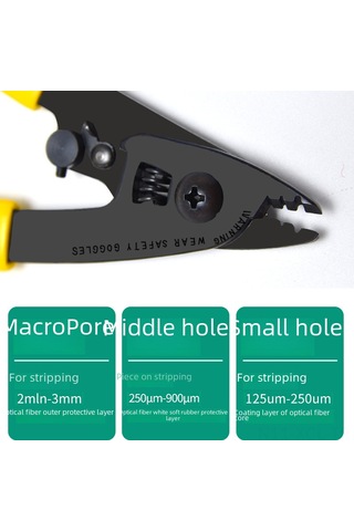 Konesam 42 Çelik Fiber Kablo Soyucu, İki Açıklıklı Ergonomik Tasarım, Füzyon Makinesi Ve Bakım İçin Toptan Alıcı Araç Cfs3 Modeli