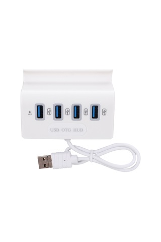 Telefon, Tablet, Masaüstü Bilgisayar İçin Çoklu Arayüzlü Otg Hub Adaptörüne Sahip 4 Portlu Usb Hub