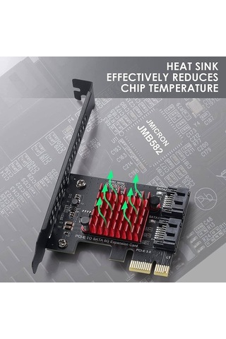 Ulzyvf Ssd Sata Portlu Pcı-e Pcıe Pcı Gbps Express Adaptörü 6 3.0 2 - Vl