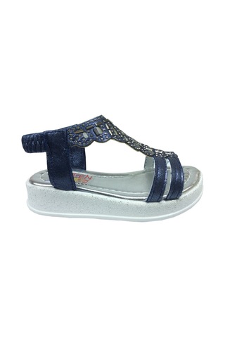 Ortopedikal Grafen Kız Çocuk Sandalet Taşlı Topuklu Abiye (355967257) Lacivert