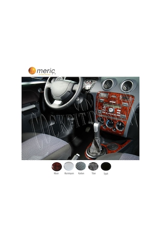 Meriç® Ford Fiesta Ön Torpido Kaplama 10 Parça 2005-2010 (530156314)