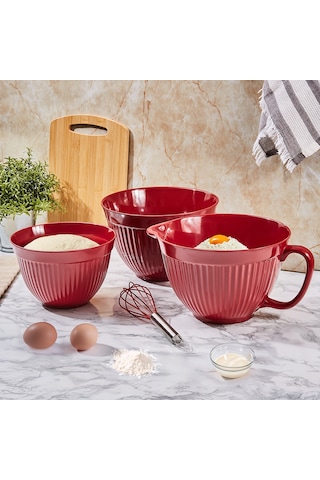 Aryıldız Daily Karıştırma Kabı Kırmızı 20 Cm. Kırmızı
