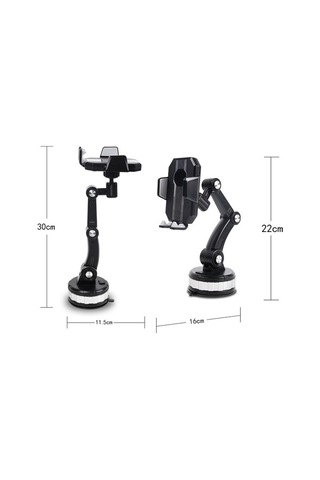 Büyük Vantuzlu Araç Telefon Tutucu Orta Konsol Telefon Tutucu