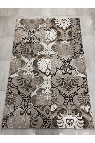 Saray Halı Sembol 12442 R 150X230 Krem Kahve Temiz Hava 4 M2 Halı