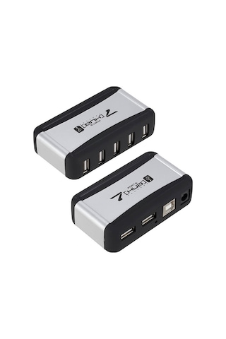 7 Port Usb Çoklayıcı Usb Hub Çoğaltıcı - Adaptörlü Pc Notebook (533633207)