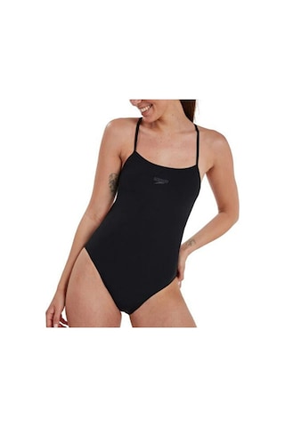 Speedo Eco End+ Tsrp Af Blk Kadın Yüzücü Mayosu 8-135390001 Siyah Siyah