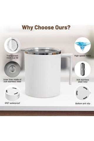 Manyetik Kendiliğinden Karışan Kupa 316ss, Kahve, Süt Karıştırma, Mükemmel Ofis Dış Mekan B Diğer