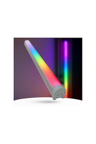 Pixel Rgb Led Işık Kanalı 12v Hazır Tak Çalıştır 2 Mt. Dinamik Efektli Alüminyum Profil Aydınlatma Seti Uzaktan Kumanda